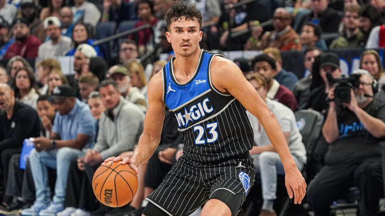 Tristan da Silva zeigt gegen Dallas eine starke Leistung im Magic-Trikot. 