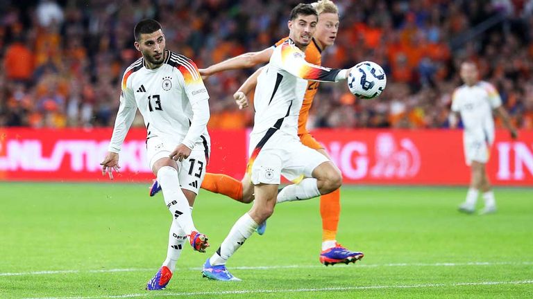 Deniz Undav (l.) und Kai Havertz im September 2024 im Nations-League-Spiel gegen die Niederland (2:2).