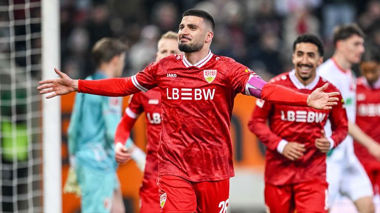 Deniz Undav schießt den VfB Stuttgart mit einem Doppelpack zum Sieg gegen den FC Augsburg.