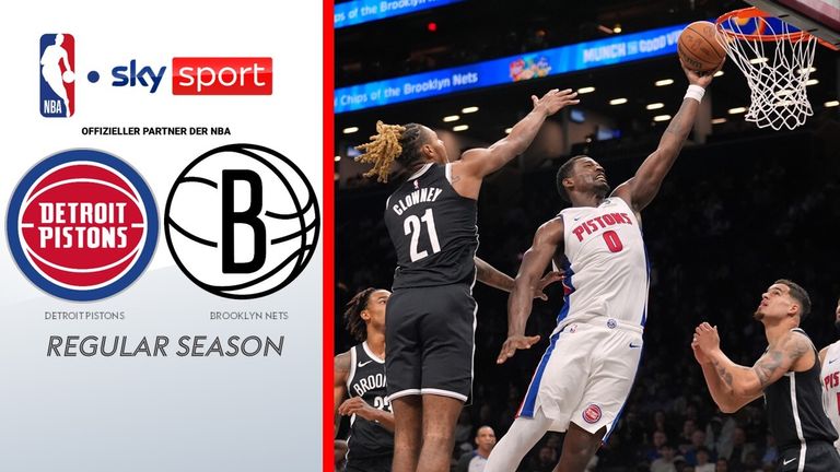 Detroit Pistons @ Brooklyn Nets - die Highlights | NBA