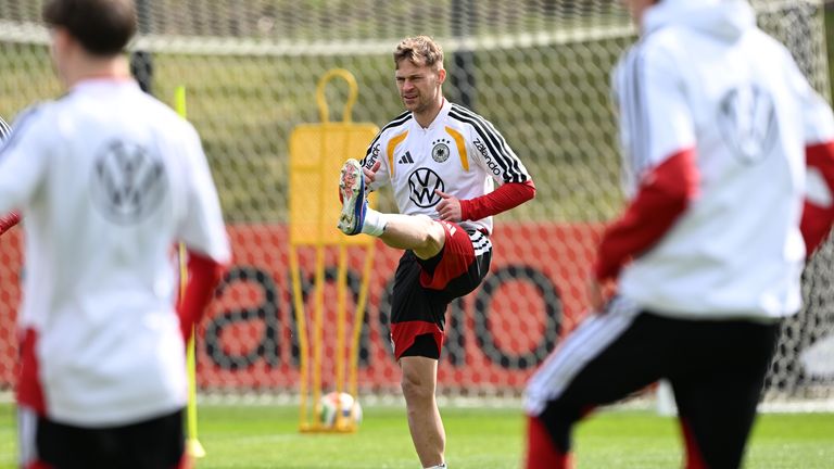Joshua Kimmich und Co. trainieren vor dem Länderspiel in Basel.