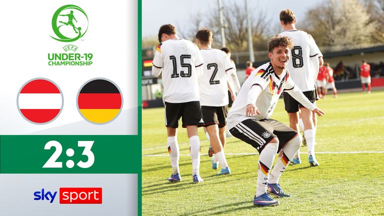 Durch den 3:2-Erfolg gegen die österreichische U19-Auswahl sichern die DFB-Junioren das Ticket für die Europameisterschaft in Wales. Vor allem Otto Stange sticht mit seinem Doppelpack heraus.