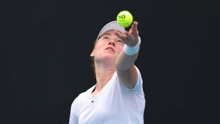 Die deutsche Tennisspielerin Ella Seidel scheidet bereits nach der ersten Runde aus.