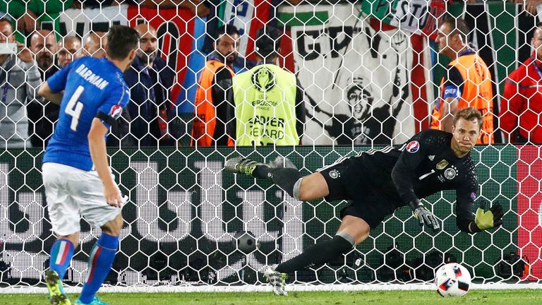 EM 2016: Im Elfmeterschießen gegen Italien 