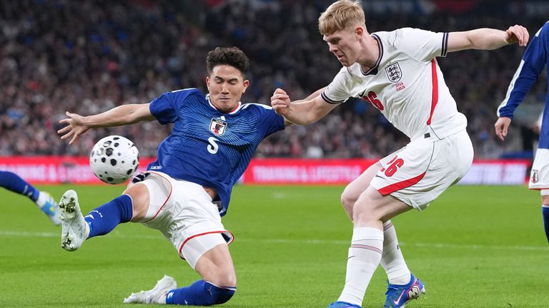 Pleite gegen Japan: Die englische Nationalmannschaft bleibt auch im zweiten Länderspiel des Jahres sieglos.