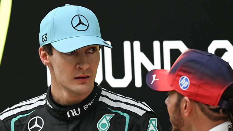 Mercedes-Pilot George Russell führt aktuell die F1-Fahrerwertung an.