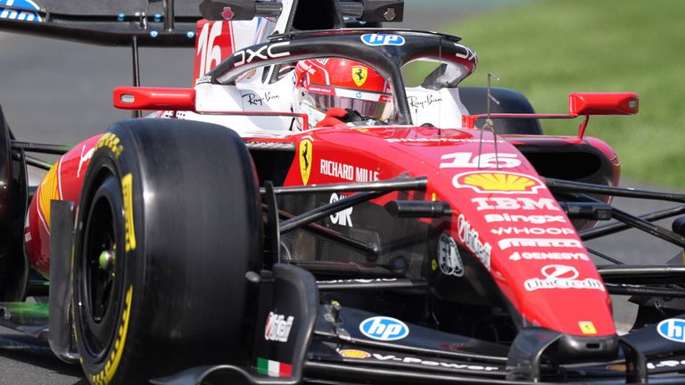 Charles Leclerc (Ferrari) in Melbourne.