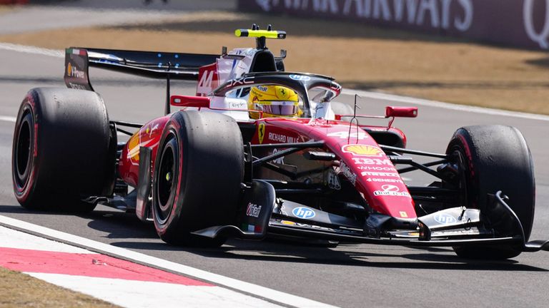 Lewis Hamilton (Ferrari) in China.