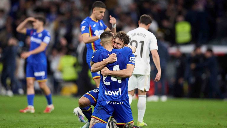 Jubel bei Getafe im kleinen Stadtderby.