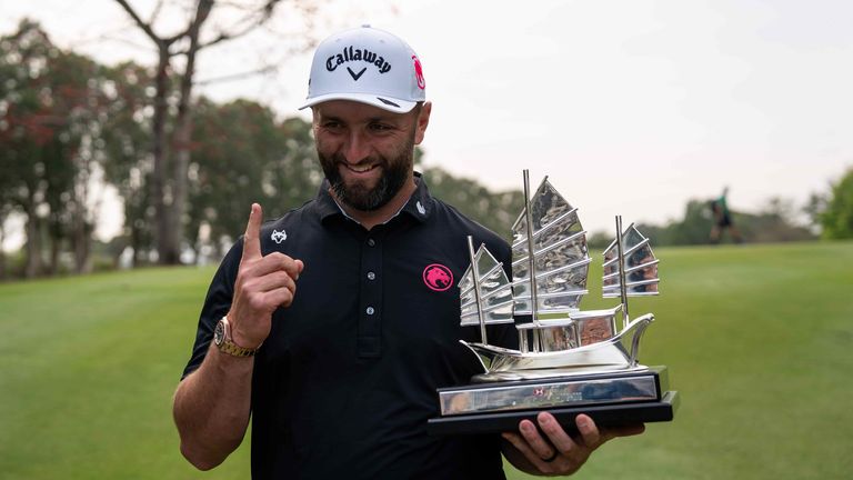 Jon Rahm ist der Sieger in der Einzelwertung beim dritten Event der LIV Golf League 2026 in Hongkong. 