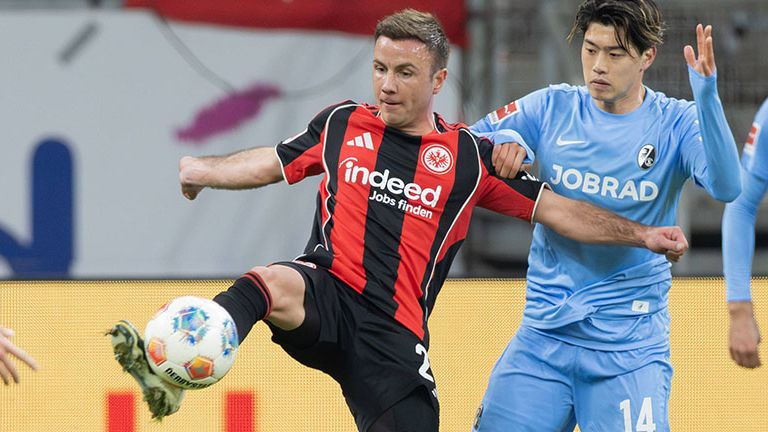 Mario Götze bleibt Eintracht Frankfurt erhalten.