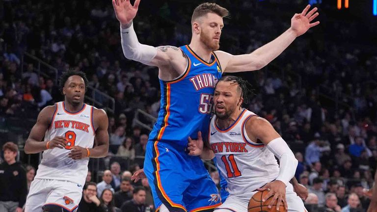 Isaiah Hartenstein (55) stand im Madison Square Garden nur 17 Minuten auf dem Feld.