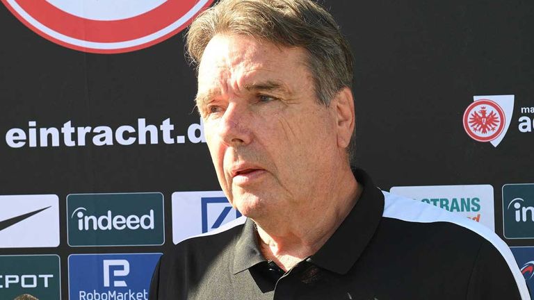Heribert Bruchhagen bei den Eintracht Frankfurt Golf Open im September 2023.
