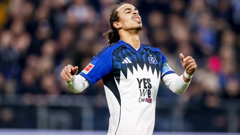 Yussuf Poulsen wird dem HSV mehrere Wochen fehlen.