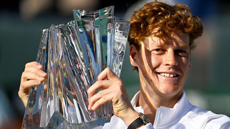 Jannik Sinner gewinnt das Turnier in Indian Wells.