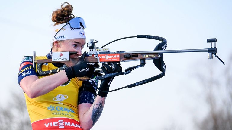 Lou Jeanmonnot gewinnt Biathlon-Gesamtweltcup.