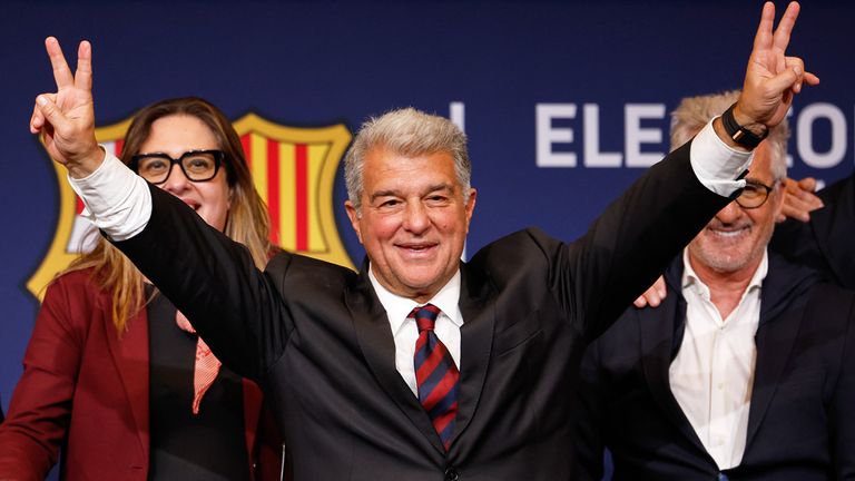 Joan Laporta bleibt Barca-Präsident.