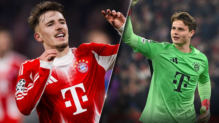 Jonas Urbig (r.) und Lennart Karl sind zum ersten Mal in der Auswahl der deutschen A-Nationalmannschaft.