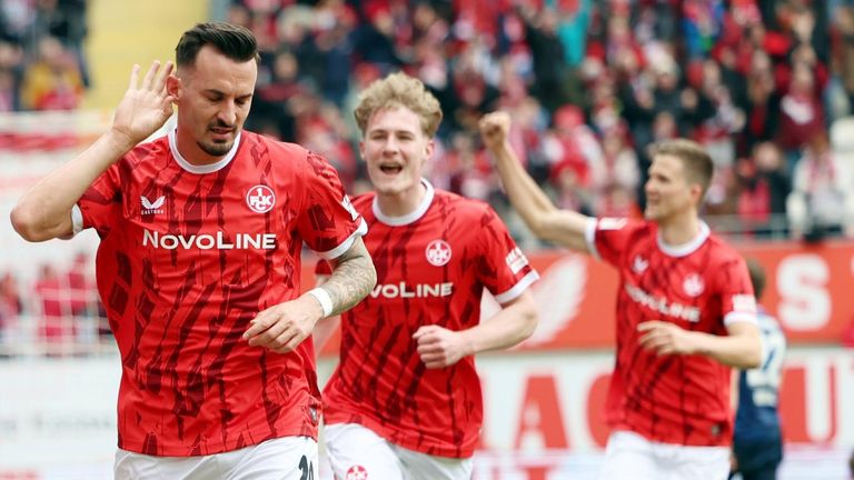 Kaiserslautern konnte dem KSC drei Tore eineinschenken.