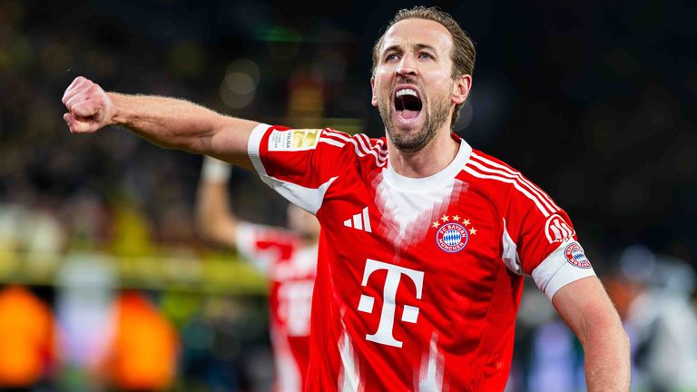 Harry Kane ist auf dem besten Weg den Torrekord in der Bundesliga von Robert Lewandowski zu knackien.