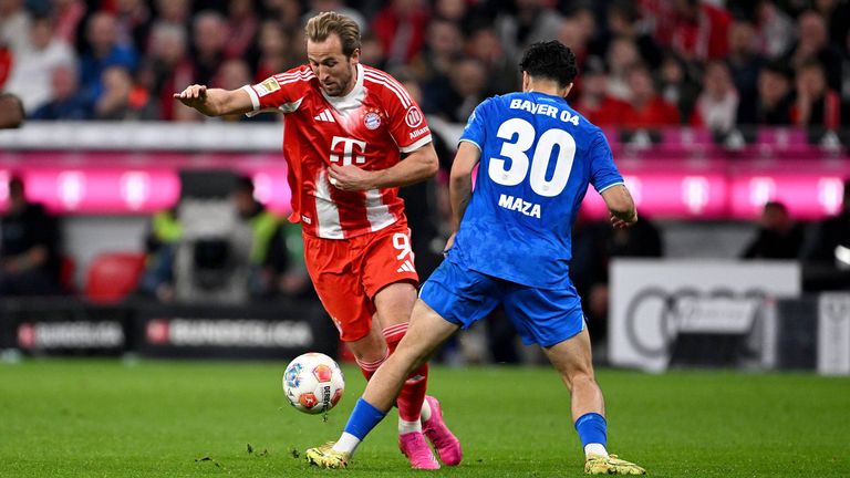 Harry Kane trifft mit dem FC Bayern am 21.4 im Halbfinale auf die Werkself. 