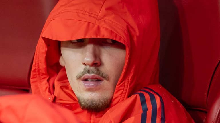 Saß zuletzt nur auf der Bank: Lennart Karl.