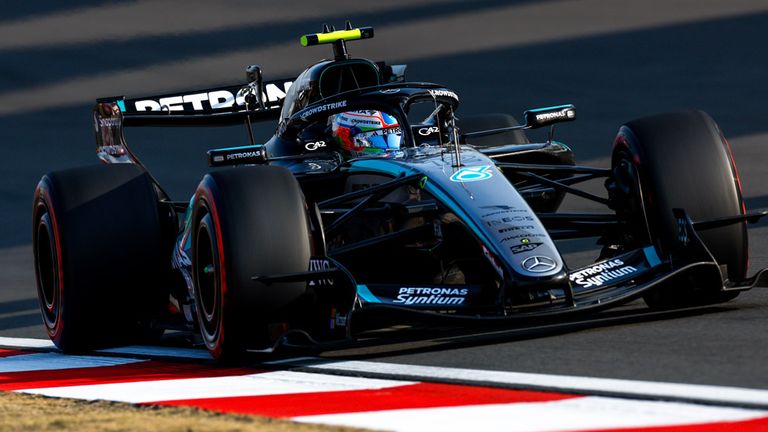 Kimi Antonelli (Mercedes) in China.