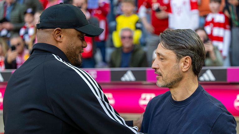 Während Vincent Kompany (l.) mit Bayern in Leverkusen zu Gast ist, bekommen es Niko Kovac  und der BVB mit dem FC Augsburg zu tun.
