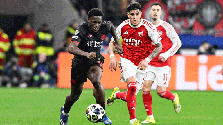 Champions League-Duell zwischen Leverkusen und Arsenal