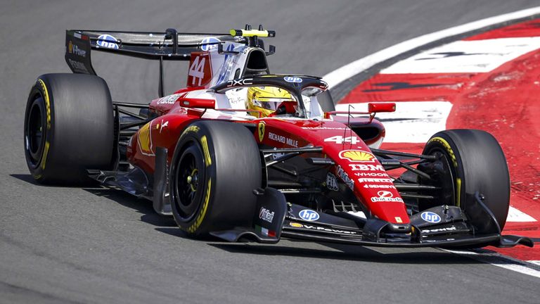 Lewis Hamilton (Ferrari) in China.