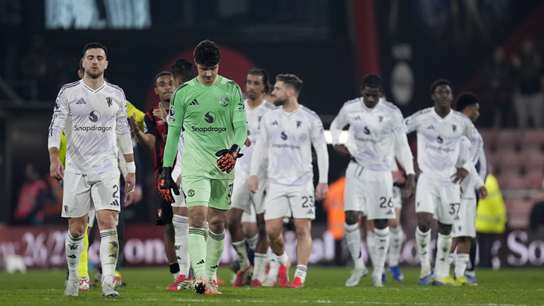 Manchester United lässt gegen Bournemouth Punkte liegen. Am 13. April treffen die Red Devils auf Leeds. 
