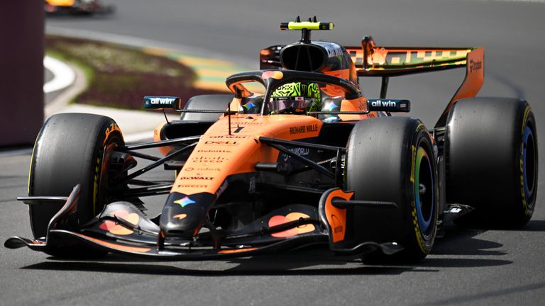 Lando Norris (McLaren) in Melbourne.