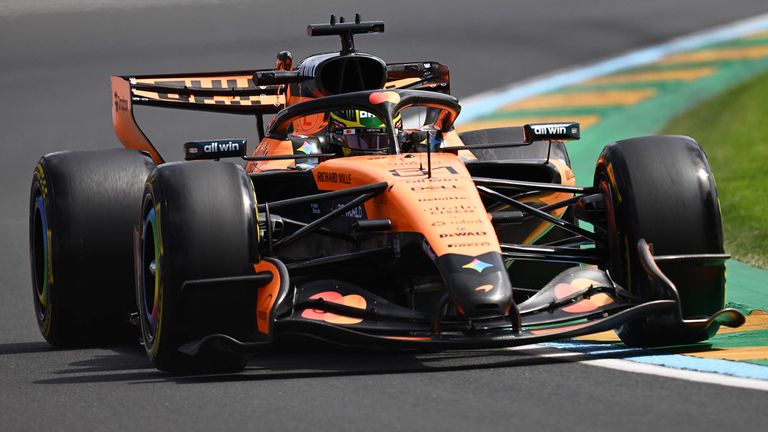 Oscar Piastri (McLaren) in Melbourne.