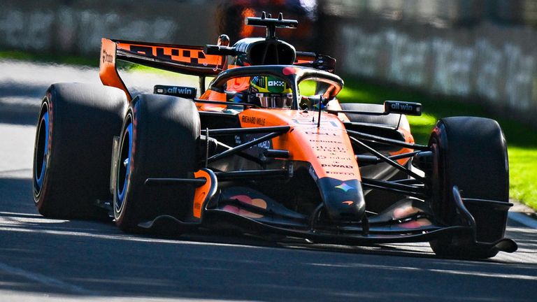 Oscar Piastri (McLaren) in Melbourne.