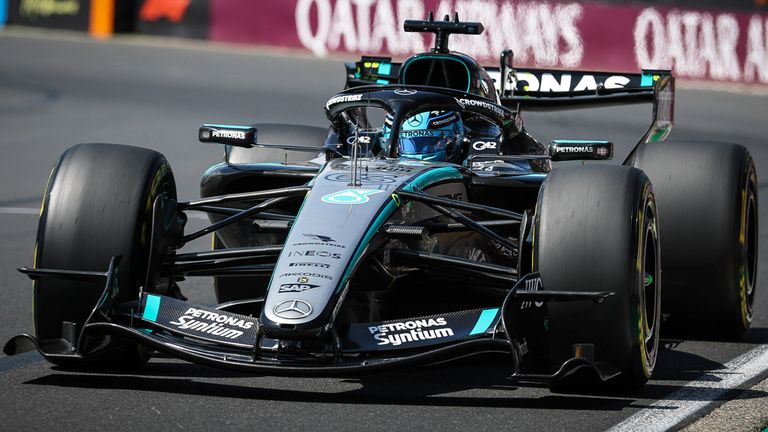 George Russell (Mercedes) in Melbourne.