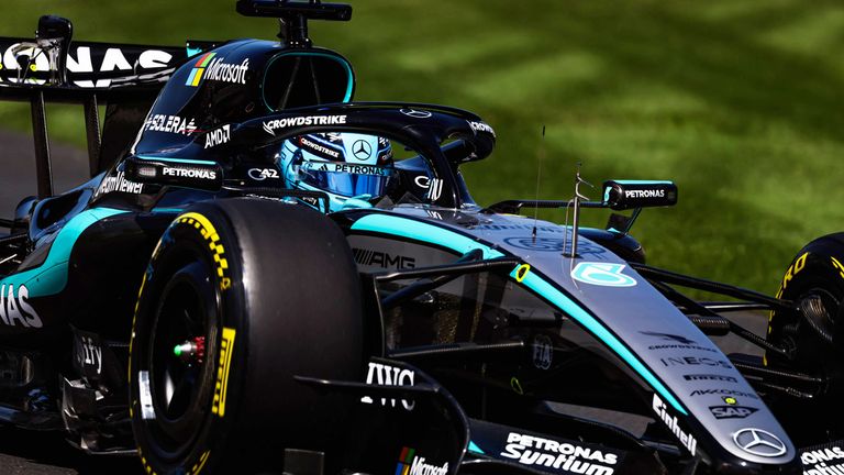 George Russell (Mercedes) in Melbourne.