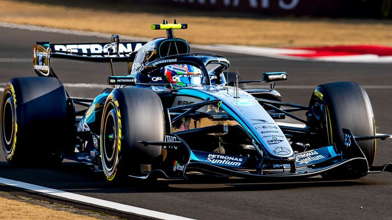 Kimi Antonelli (Mercedes) in China.