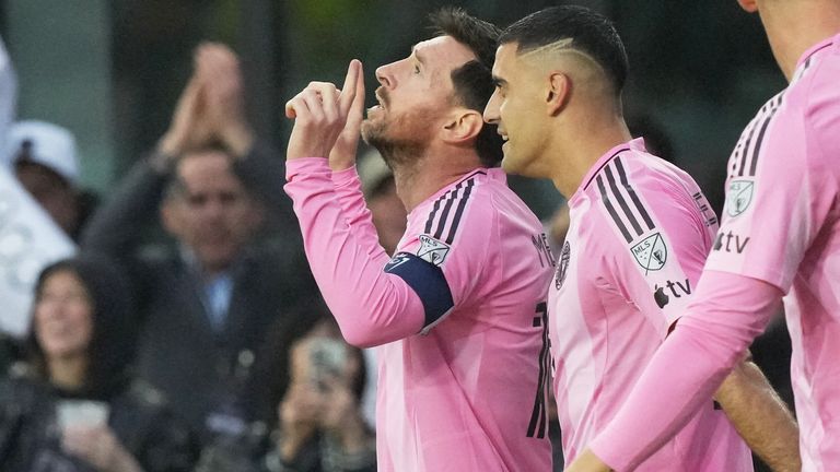 Lionel Messi dufte sich trotz seines Meilensteins nicht über das Weiterkommen von Inter Miami freuen.