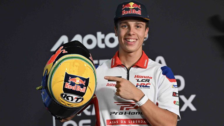 Diogo Moreira startet bei seinem Heim-Grand-Prix in Brasilien.