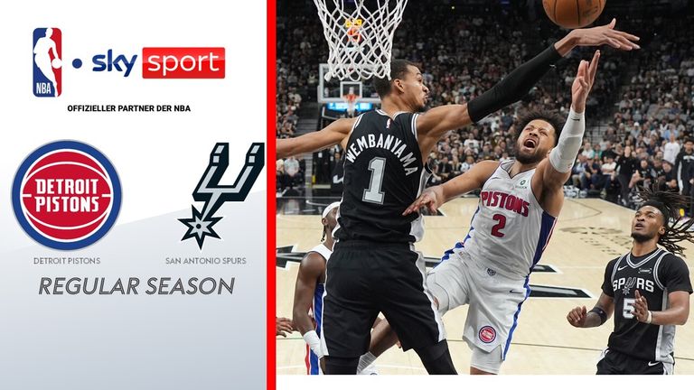 Detroit Pistons @ San Antonio Spurs - die Highlights | NBA