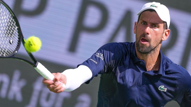 Für Novak Djokovic ist in Indian Wells im Achtelfinale Endstation.