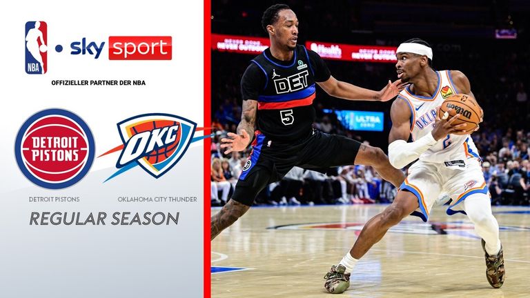 Detroit Pistons @ Oklahoma City Thunder - die Highlights