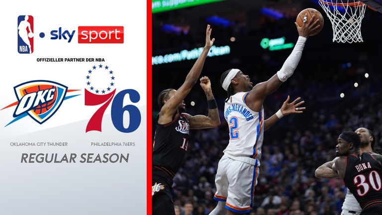 Oklahoma City Thunder - Philadelphia 76ers - die Highlights