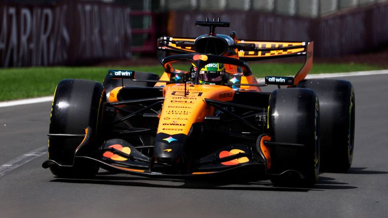 Oscar Piastri (McLaren) in Melbourne.