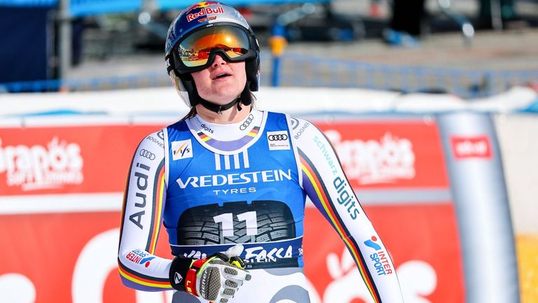 Aicher verpasst ihren sechsten Weltcup-Sieg um 0,01 Sekunden.