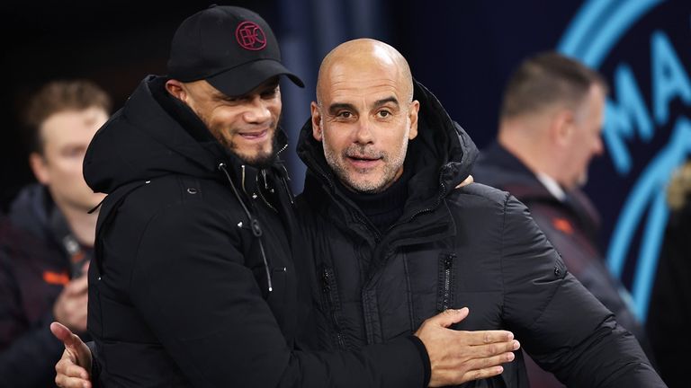 Manchester City denkt an Vincent Kompany als Guardiola-Nachfolger.