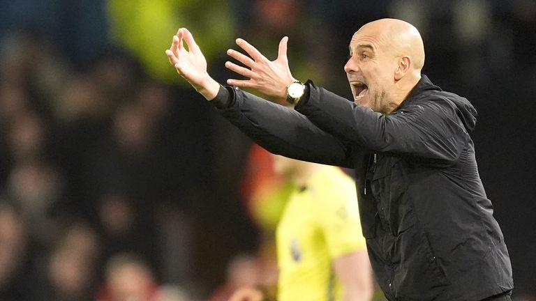 Pep Guardiola und sein Team Manchester City feiern einen knappen 1:0-Sieg gegen Leeds United. Am Mittwoch treffen sie auf Nottingham Forest.