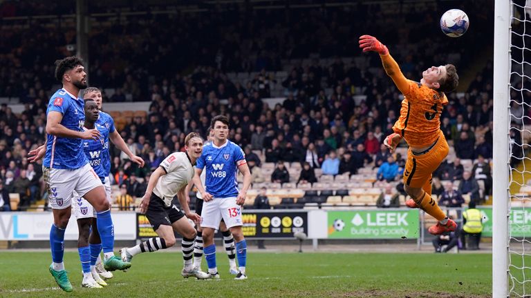 Ben Waine führte Port Vale mit seinem Treffer zum Sensationserfolg.