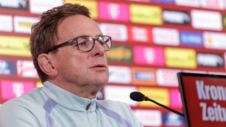 Rangnick steht seit 2022 an Österreichs Seitenlinie.