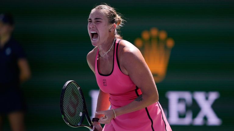 Sabalenkas erster Titel bei den Indian Wells.